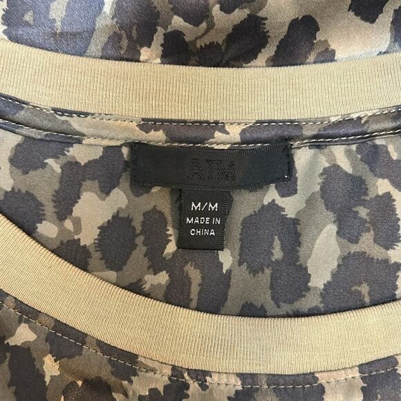 ATM Anthony Thomas Melillo Silk Camouflage Blouse - Picture 3 of 4